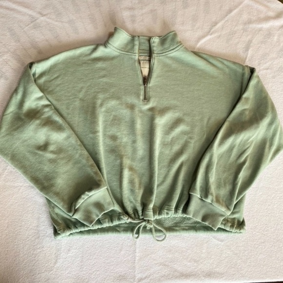 American Eagle Outfitters Sweaters - American Eagle Quarter Zip Turquoise Sweater